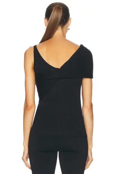 House of Dagmar Draped Knit Top | Thumbnail 4