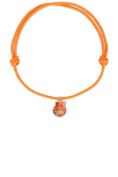 DEZSO BY SARA BELTRÁN Natural Clam 18k Rose Gold Surf Cord Necklace | Thumbnail 1