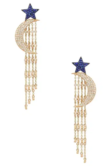 Siena Jewelry Star Moon Earring | Thumbnail 1