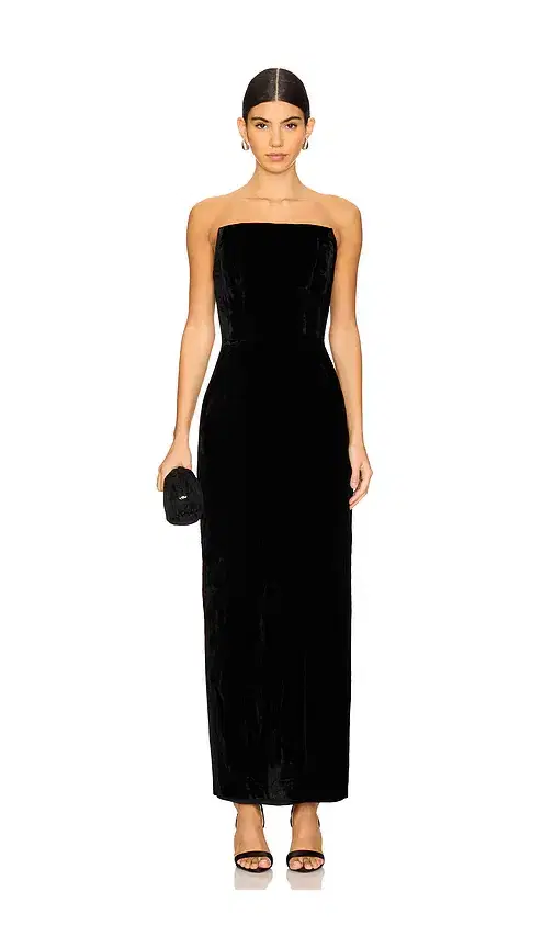 LPA Emery Velvet Maxi Dress