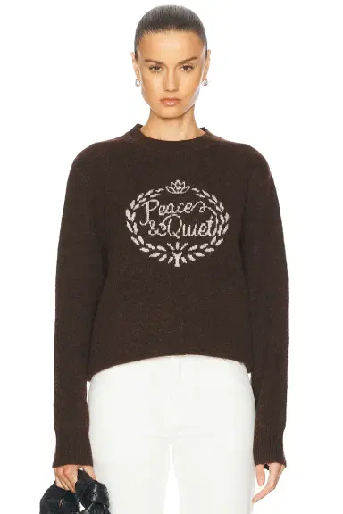 Museum of Peace and Quiet Wreath Mohair Sweater | Thumbnail 1
