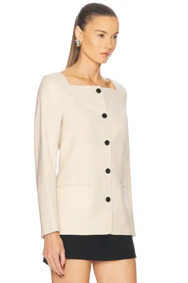 House of Dagmar Square Neck Blazer Top | Thumbnail 2