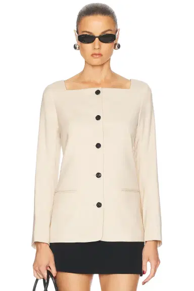 House of Dagmar Square Neck Blazer Top | Thumbnail 1