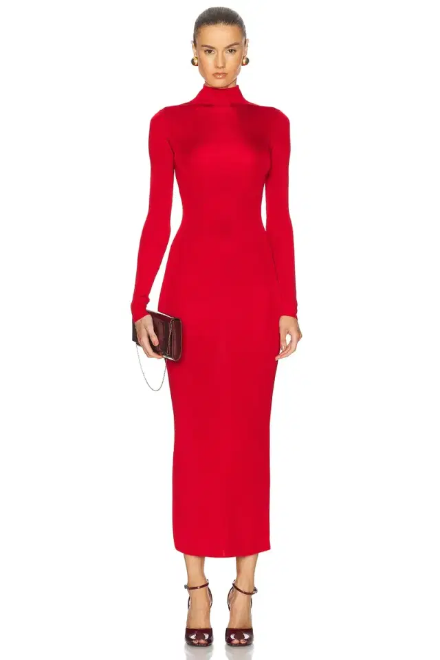 L'Academie Syndi Maxi Knit Dress