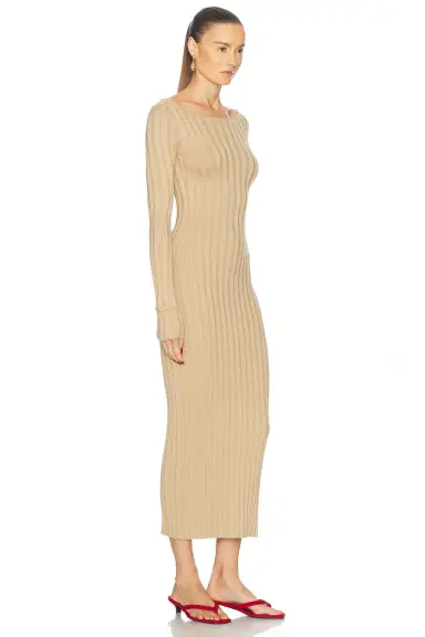 L'Academie Kayce Midi Knit Dress | Thumbnail 2