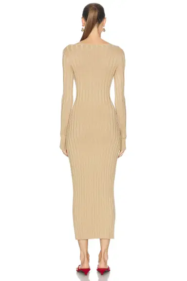 L'Academie Kayce Midi Knit Dress | Thumbnail 3