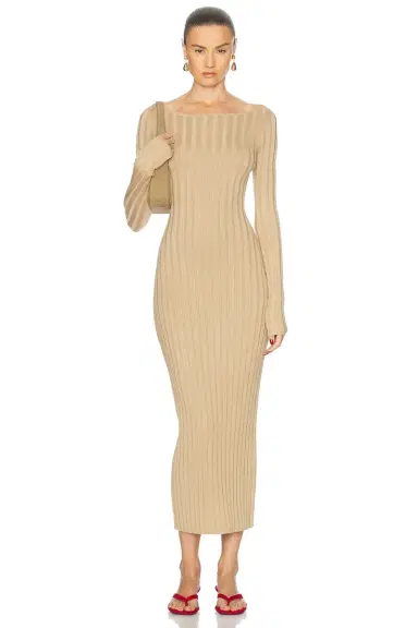 L'Academie Kayce Midi Knit Dress | Thumbnail 1