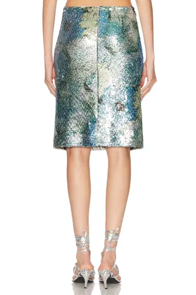 PRISCAVera Sequin Midi Skirt | Thumbnail 4
