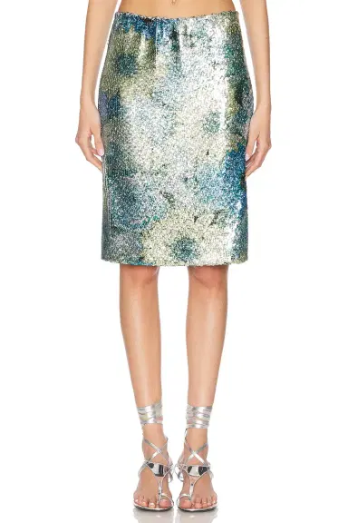 PRISCAVera Sequin Midi Skirt | Thumbnail 1
