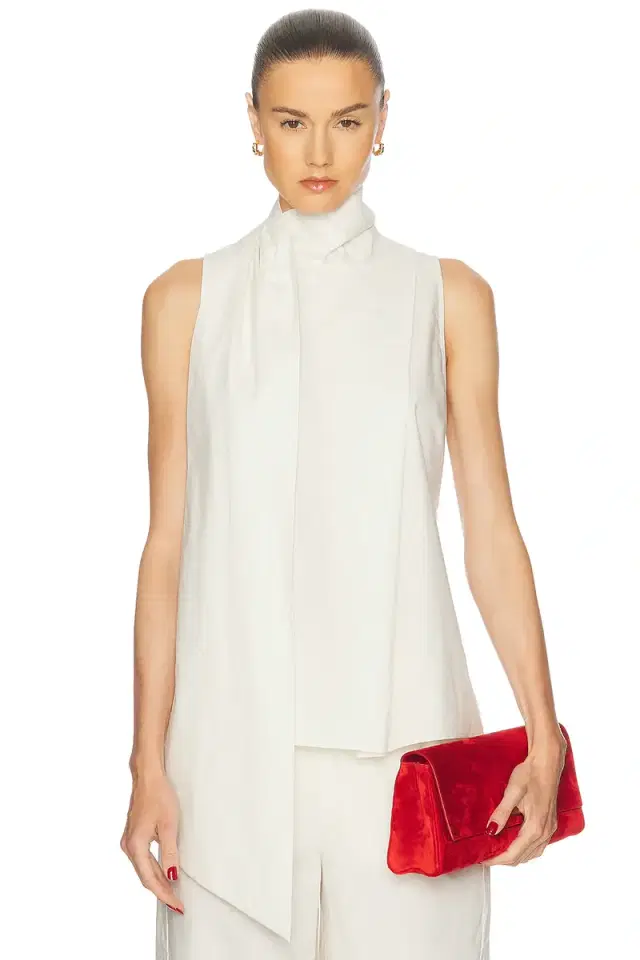 EAVES Noam Poplin Top