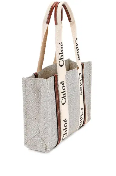 Chloé Medium Woody Tote Bag | Thumbnail 4 Chloé Medium Woody Tote Bag | Thumbnail 4