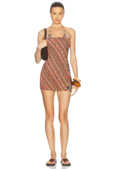 Akoia Swim Batik Smock Crochet Bikini Set | Thumbnail 4