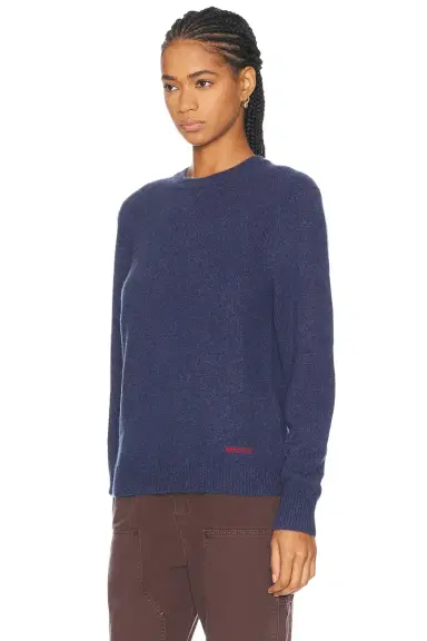 RENGGLI Embroidered Cashmere Crewneck Sweater | Thumbnail 3