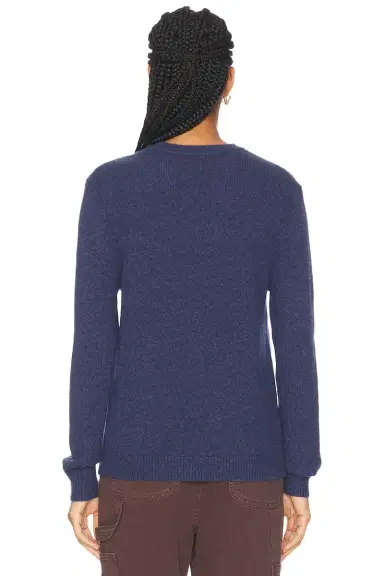 RENGGLI Embroidered Cashmere Crewneck Sweater | Thumbnail 4