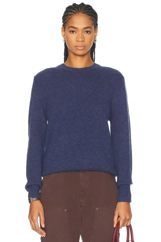 RENGGLI Embroidered Cashmere Crewneck Sweater