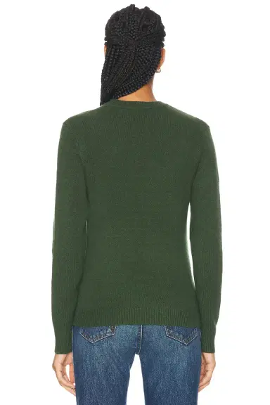 RENGGLI Embroidered Cashmere Crewneck Sweater | Thumbnail 4