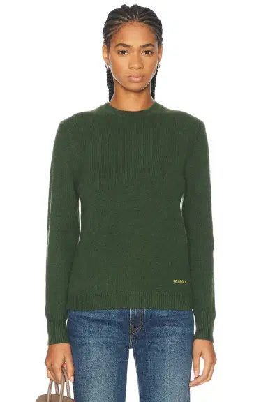 RENGGLI Embroidered Cashmere Crewneck Sweater | Thumbnail 1