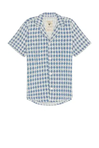 OAS Navy Diamond Cuba Terry Shirt | Thumbnail 5