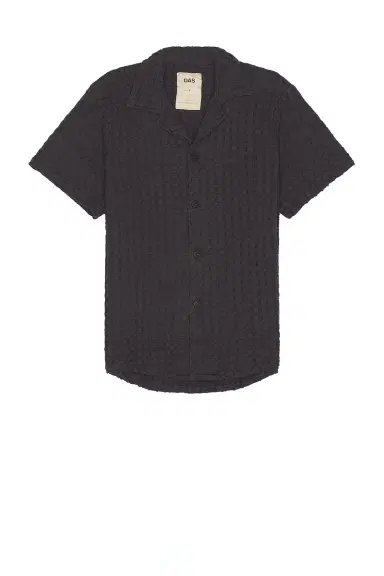 OAS Nearly Black Cuba Waffle Shirt | Thumbnail 5