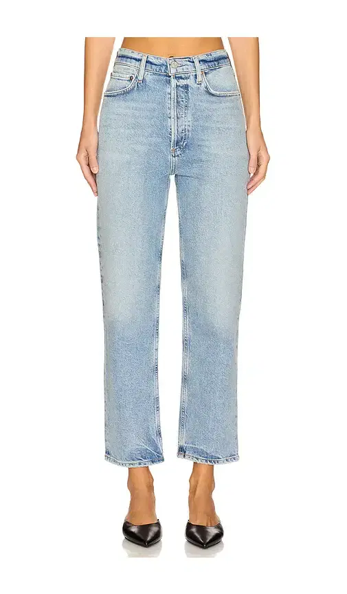 90's Pinch Waist Crop Jeans
