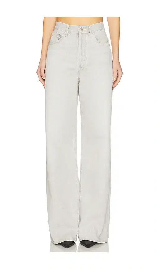 AGOLDE Dame High Rise Wide Leg Jeans