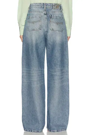 BLUMARINE Wide Leg Jeans | Thumbnail 4