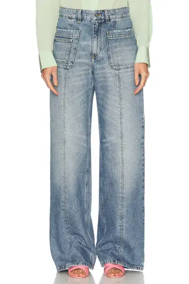 BLUMARINE Wide Leg Jeans | Thumbnail 1