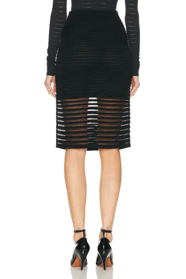 Alaïa Striped Pencil Skirt | Thumbnail 3 Alaïa Striped Pencil Skirt | Thumbnail 3