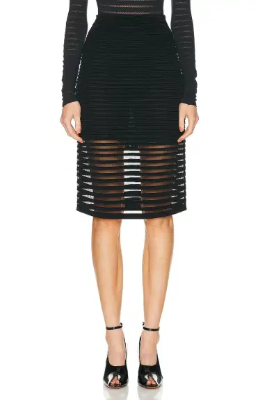 Alaïa Striped Pencil Skirt | Thumbnail 1 Alaïa Striped Pencil Skirt | Thumbnail 1