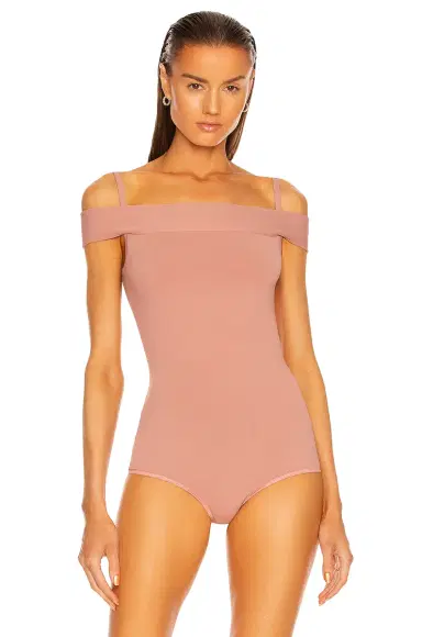 Alaïa Off the Shoulder Bodysuit | Thumbnail 2 Alaïa Off the Shoulder Bodysuit | Thumbnail 2