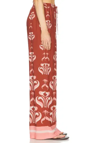ADRIANA DEGREAS Vintage Lily Wide Leg Pant | Thumbnail 3