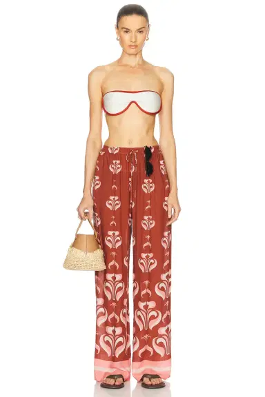 ADRIANA DEGREAS Vintage Lily Wide Leg Pant | Thumbnail 5