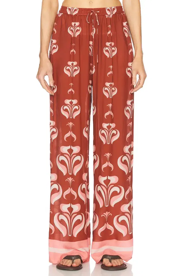 ADRIANA DEGREAS Vintage Lily Wide Leg Pant