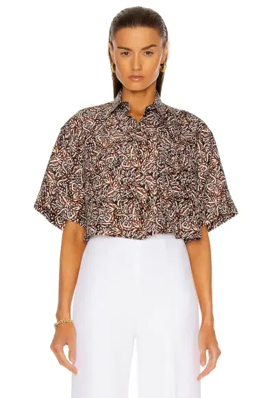 Alaïa Massai Short Sleeve Top | Thumbnail 2