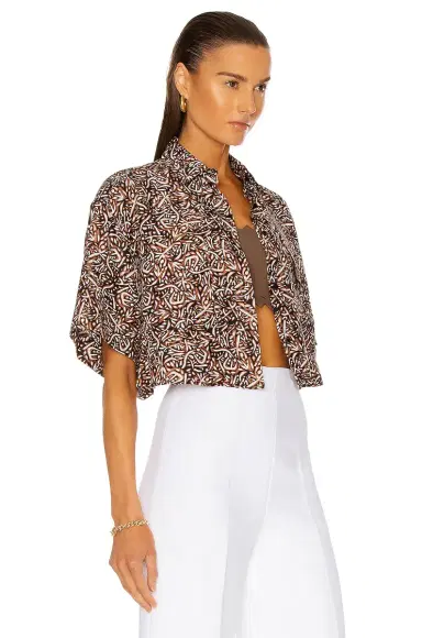 Alaïa Massai Short Sleeve Top | Thumbnail 3