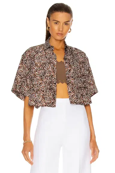 Alaïa Massai Short Sleeve Top | Thumbnail 1