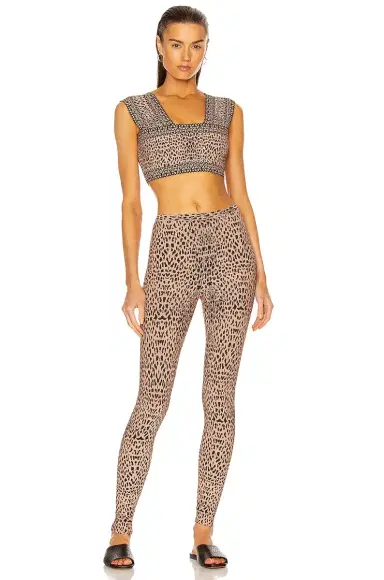Alaïa Jacquard Print Fitted Top | Thumbnail 4 Alaïa Jacquard Print Fitted Top | Thumbnail 4
