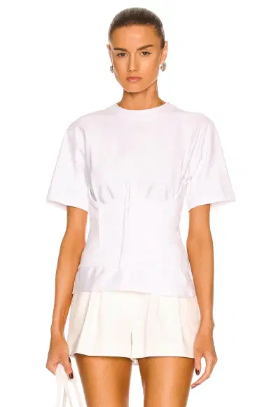 Alaïa Corset T-Shirt | Thumbnail 2 Alaïa Corset T-Shirt | Thumbnail 2