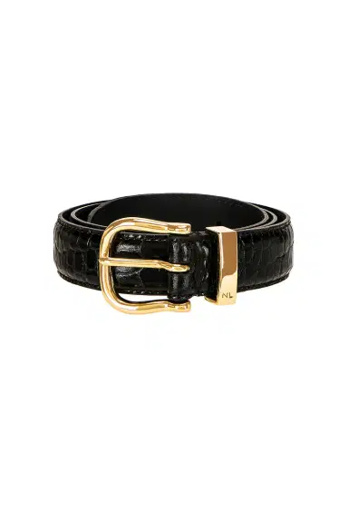 Nili Lotan Louise Croc Belt | Thumbnail 3 Nili Lotan Louise Croc Belt | Thumbnail 3