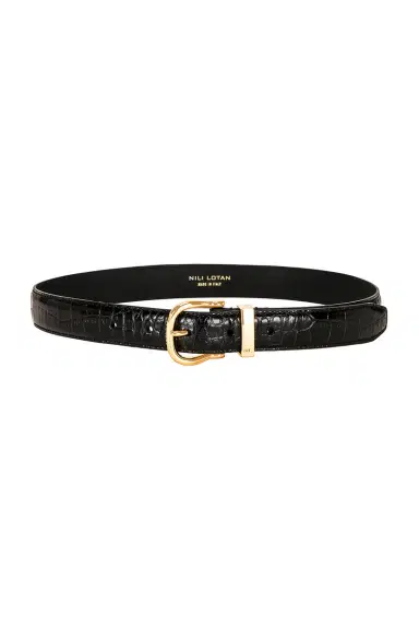 Nili Lotan Louise Croc Belt | Thumbnail 1 Nili Lotan Louise Croc Belt | Thumbnail 1