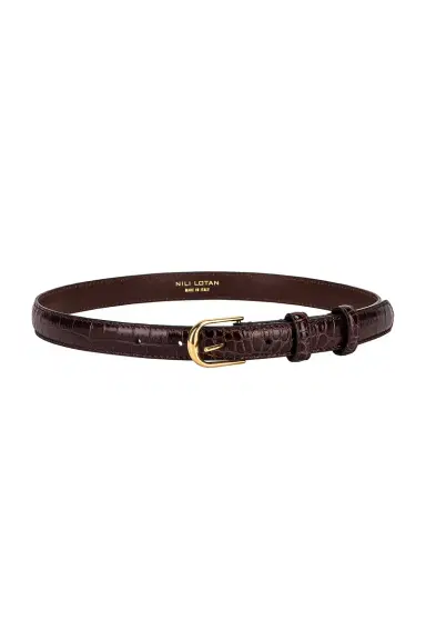 Nili Lotan Jane Croc Belt | Thumbnail 1 Nili Lotan Jane Croc Belt | Thumbnail 1