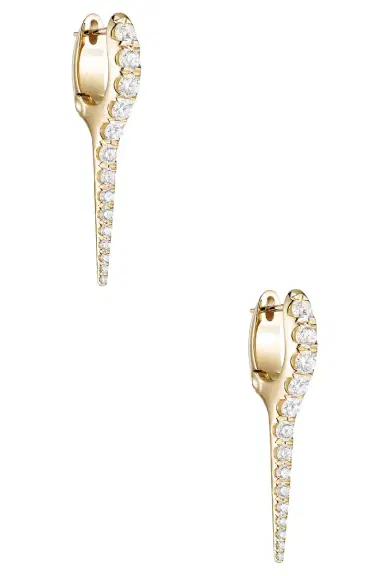 Melissa Kaye Lola Small Needle Earrings | Thumbnail 1