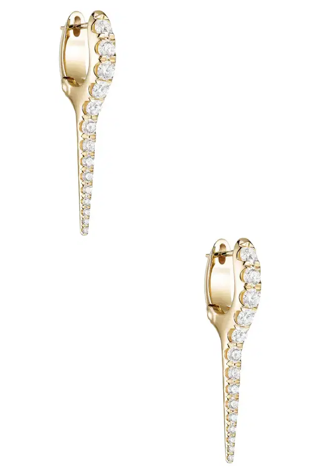 Melissa Kaye Lola Small Needle Earrings