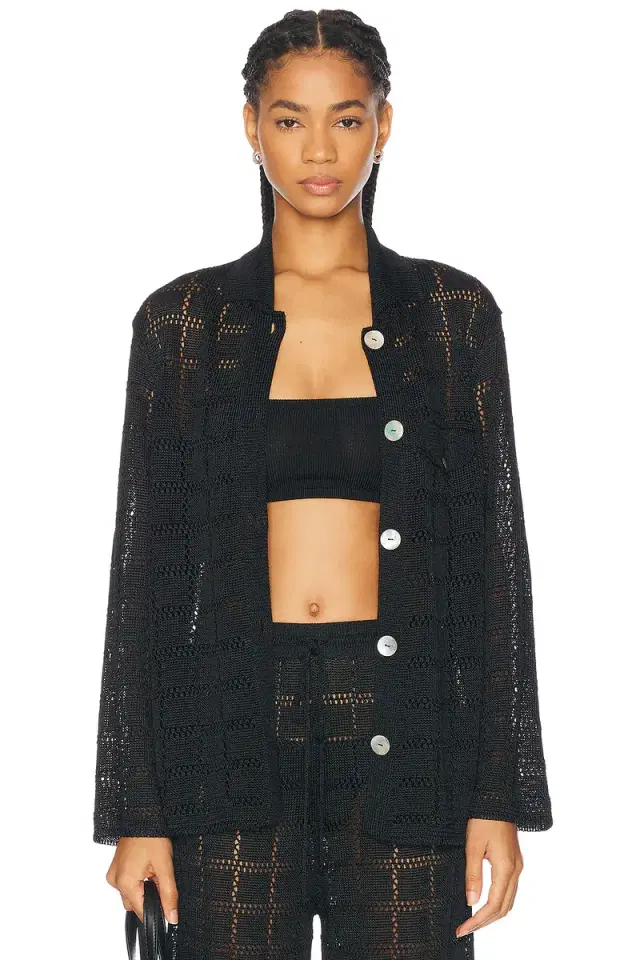 Calle Del Mar Long Sleeve Patchwork Shirt