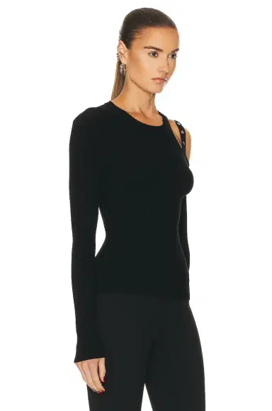 BLUMARINE Long Sleeve Sweater | Thumbnail 2 BLUMARINE Long Sleeve Sweater | Thumbnail 2