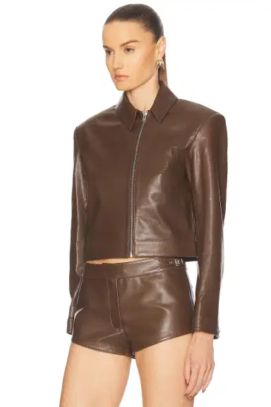 Mimchik Off Center Moto Jacket | Thumbnail 3