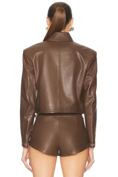 Mimchik Off Center Moto Jacket | Thumbnail 4