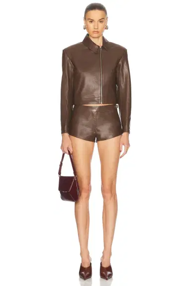Mimchik Off Center Moto Jacket | Thumbnail 5