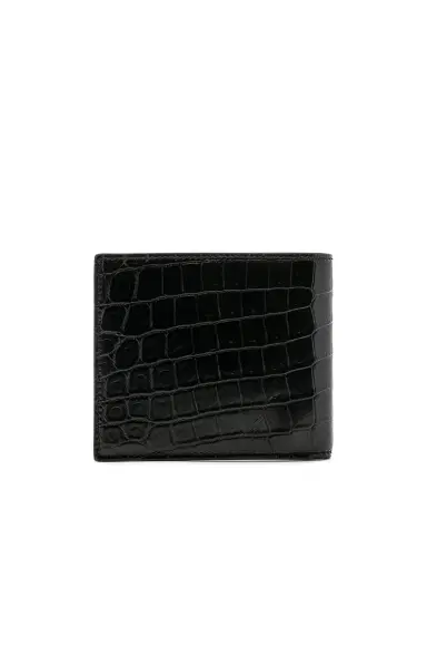 Saint Laurent Matte Croc Billfold Wallet | Thumbnail 2 Saint Laurent Matte Croc Billfold Wallet | Thumbnail 2