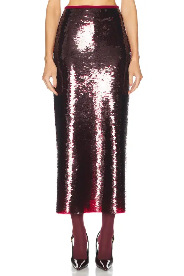 SEV Sequin Midi Skirt
